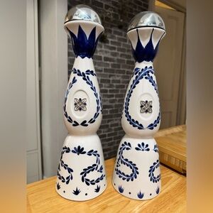 Blue and White Casa Azul bottles